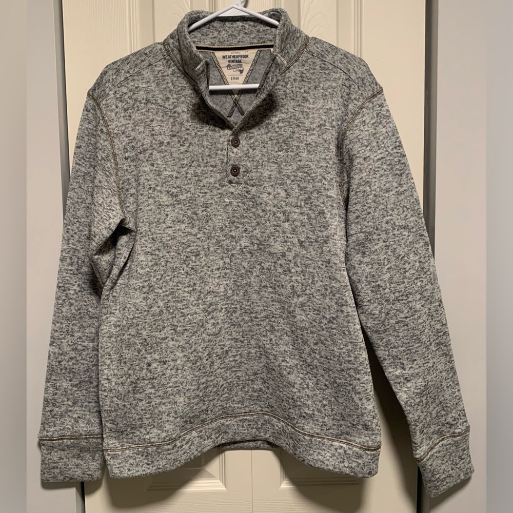 Weatherproof Men’s Gray Pullover